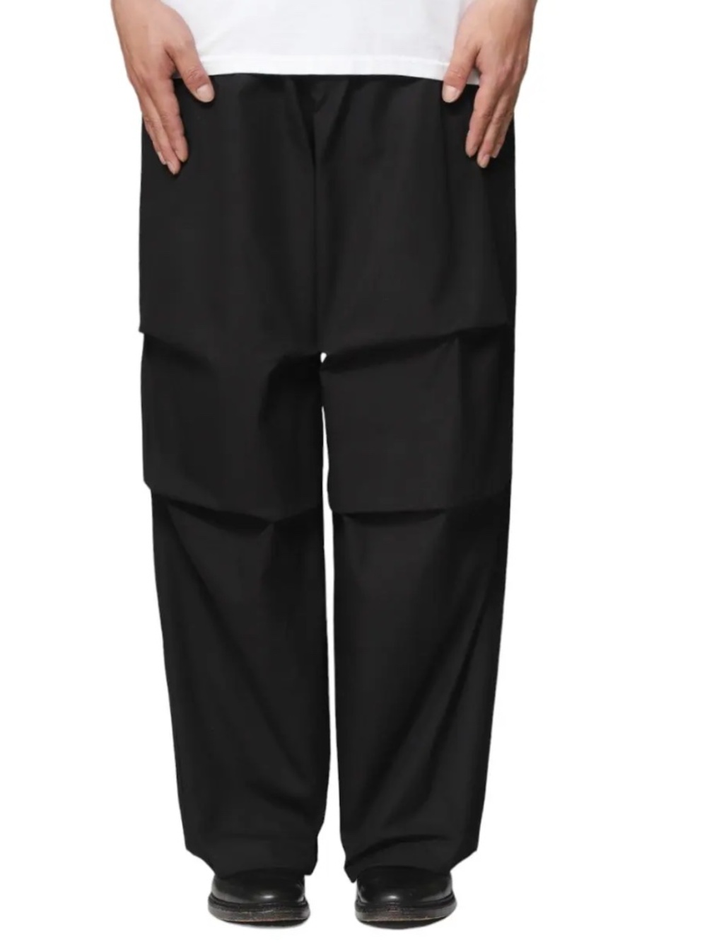 Jil Sander Virgin Wool Pleated Knee Runway Trousers - Size IT48/US32